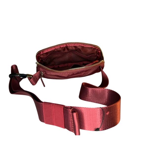Burgundy Belt Bag - Picture 3 of 5
